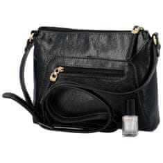 Katana Luxusní dámská kožená kabelka Katana elegant, černá