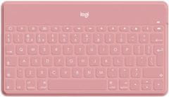 Logitech klávesnice Keys-To-Go, bluetooth, holandština/angličtina, růžová (920-010059)