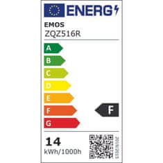 Emos Chytrá LED žárovka GoSmart A65 / E27 / 14 W (94 W) / 1 400 lm / RGB / stmívatelná / Zigbee