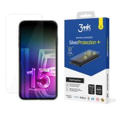 3MK ochranná fólie SilverProtection+ pro Apple iPhone 15 Plus, antimikrobiální