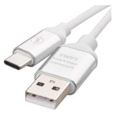 Emos Nabíjecí a datový kabel USB-A 2.0 / USB-C 2.0, 1 m, bílý