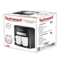 Techwood Kávovar na překapávanou kávu Techwood na 2 šálky (černý)