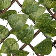 Vidaxl Zahradní mříž Nature Leaf, 90x180 cm, zelené listy