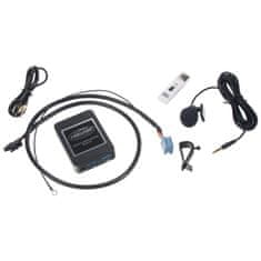 CARCLEVER Hudební přehrávač USB/AUX/Bluetooth VW (8pin) (555VW003)