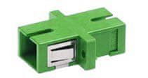 XtendLan SC-SC simplex adapter SM, APC, zelený, do optických rozvaděčů