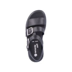 Remonte Dámské kožené sandály D0L50-00 černá, 42
