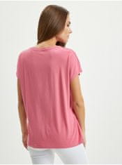 Guess Růžové dámské tričko Guess XS