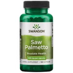 Swanson Saw Palmetto (Serenoa plazivá), 540 mg, 100 kapslí