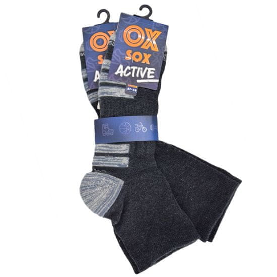 OXSOX Active unisex bavlněné sportovní letní zkrácené ponožky 5300623 2-pack