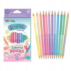 Colorino Oboustranné pastelové tužky 24 barev