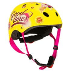 Seven Dětská freestyle cyklistická helma Soy Luna žlutá