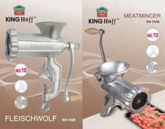 KINGHoff Litinový mlýnek na maso č. 10 + příslušenství Kh-1428