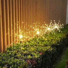 Solární zahradní lampa LED Pampeliška LOTUS 80cm