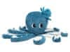 Les Déglingos Plyšová chobotnice, máma s miminkem, modrá