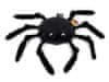 Les Déglingos Plyšový pavouk, černá