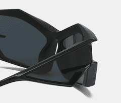 VeyRey Unisex futuristické sluneční brýle Calictor černé univerzální