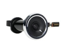 Orno Digitální dveřní kukátko s kamerou ORNO OR-WIZ-1107, 4" LCD, stříbrná