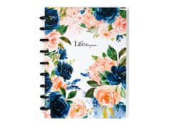Life Designer Zápisník pro učitele - 60 listů, květinový