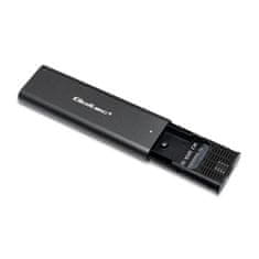 Qoltec Pouzdro Qoltec | nosič disků M.2 SATA SSD | NGFF | USB typu C