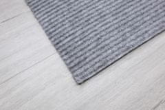 Vopi AKCE: 100x265 cm Metrážový koberec Quick step šedý - neúčtujeme odřezky z role! (Rozměr metrážního produktu Bez obšití)