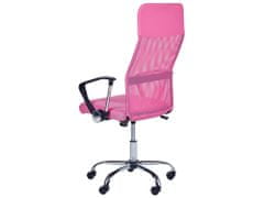 Beliani Kancelářská židle růžová DESIGN