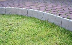 Onduline Plastová zahradní palisáda štípaná kamenná šedá 2,4 m