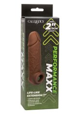 CalExotics CalExotics Life-Like Extension 7 Inch Brown návlek na penis