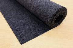 Betap AKCE: 200x460 cm SUPER CENA: Černý univerzální koberec metrážní Budget (Rozměr metrážního produktu Bez obšití)
