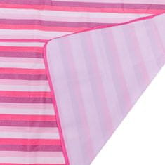 Aga Plážová pikniková deka 200x200cm Růžová