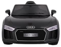Moje Auto Audi R8 Spyder Na Baterie Černá + Dálkové Ovládání + Eva