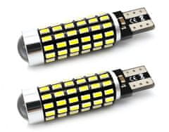 motoLEDy W5W LED žárovka T10, W10W 12-24V CANBUS čočka 750lm