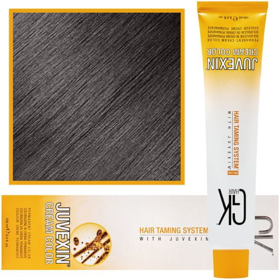 GK 4.01 Juvexin barva na vlasy s keratinem, Dlouhotrvající barevný efekt, 100ml