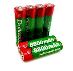 INTEREST Nabíjecí baterie 8800mah AAA 1,5V. Blistr 4 ks.