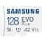 Samsung MicroSDXC 128GB EVO Plus+SD adap
