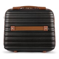 Solier Cestovní kufr 14' 11L ABS STL957 černý