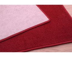 Betap AKCE: 150x150 cm Kusový koberec Eton červený 15 čtverec 150x150