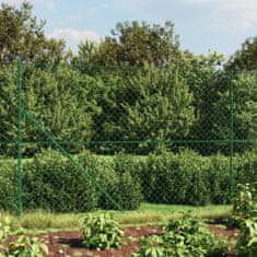 shumee VidaXL Síťový plot zelený 1,4x10m