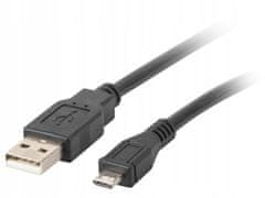 Lanberg Kabel USB CA-USBM-10CC-0010-BK microUSBB 1m