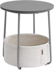 Artenat Odkládací stolek Arnolad, 45 cm, šedá