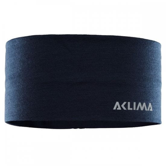 Aclima Čelenka Aclima LightWool Headband Navy Blazer|M