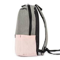 Solier Cestovní batoh Solier růžový + šedý SV15 o objemu 9 l.
