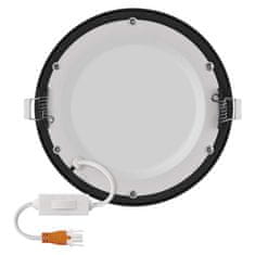Emos LED podhledové svítidlo NEXXO černé, 17 cm, 12,5 W, teplá/neutrální bílá