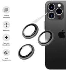 FIXED Ochranná skla čoček fotoaparátů Camera Glass pro Apple iPhone 15/15 Plus FIXGC2-1200-SL, stříbrná