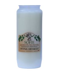 Svíčka olejová Sofie - 285 g bílá