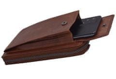 MERCUCIO Dámská peněženka/kabelka koňak 2111511