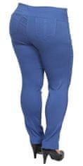 Nadměrky Hela Míša kalhoty středně modré 48