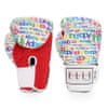 Boxerské rukavice TOP KING a Elle Active Color Therapy - bílo/červená