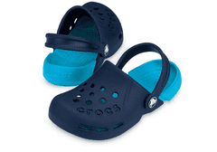 Crocs Electro Clogs pro děti, 22-23 EU, C6, Pantofle, Dřeváky, Navy Electric Blue, Modrá, 10400-41T