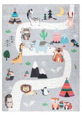 Dywany Łuszczów Dětský kusový koberec Bambino 2160 Indian grey 80x150