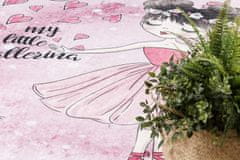 Dywany Łuszczów Dětský kusový koberec Bambino 2185 Ballerina pink 80x150